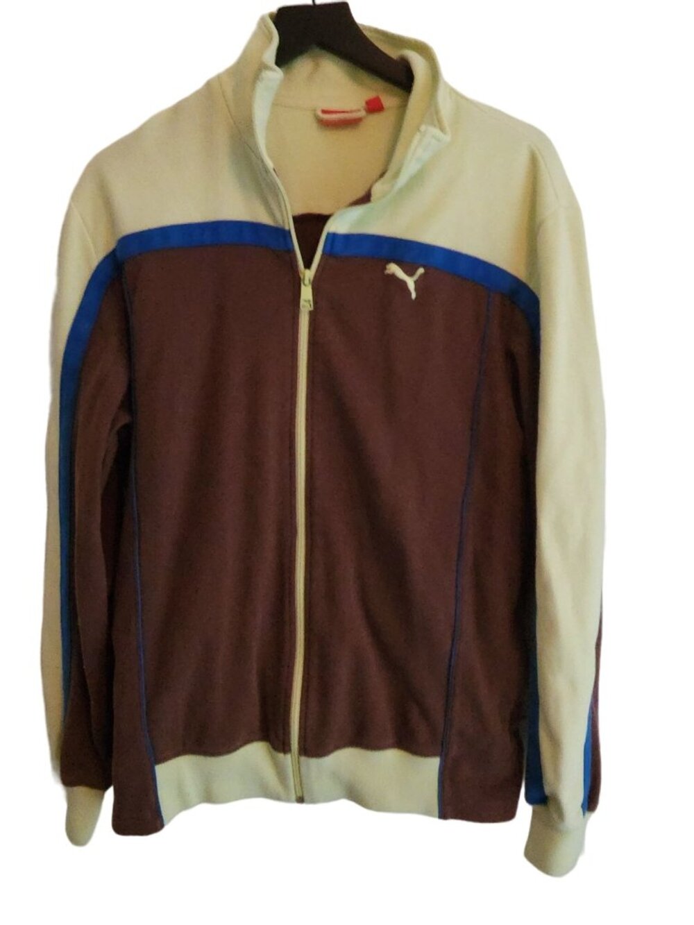 Puma Vintage Retro Mens zip up sweat shirt Size Medium